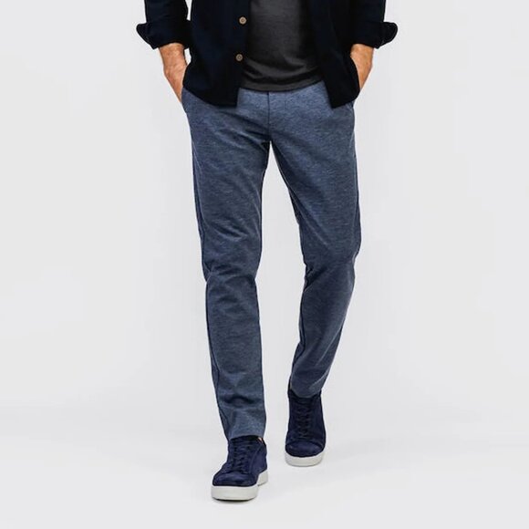 Ministry of Supply Men’s Fusion Pull On Pant Jogger Navy Heather Size 34 - Picture 10 of 10